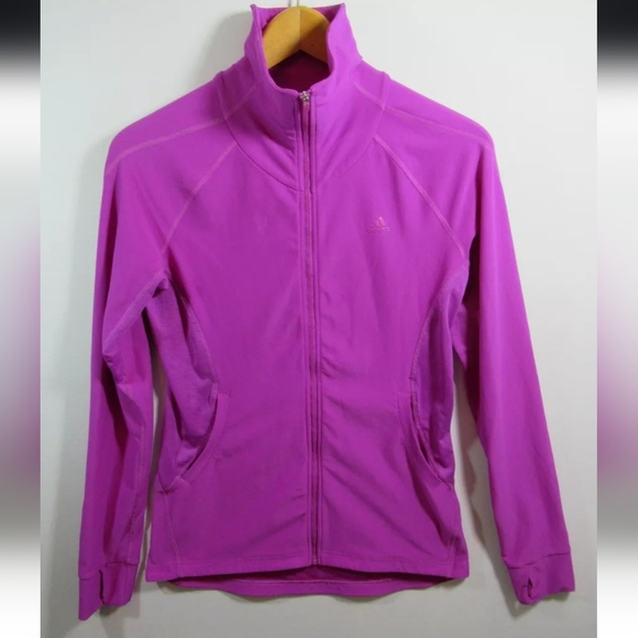 adidas Climalite Track Jacket euc! Small - Picture 1 of 3